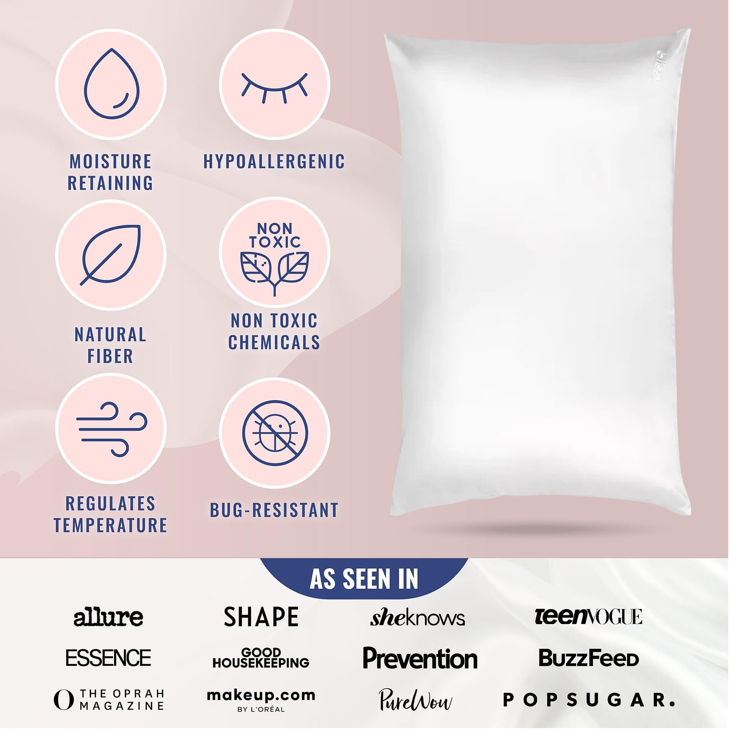 Blissy Silk Pillowcase