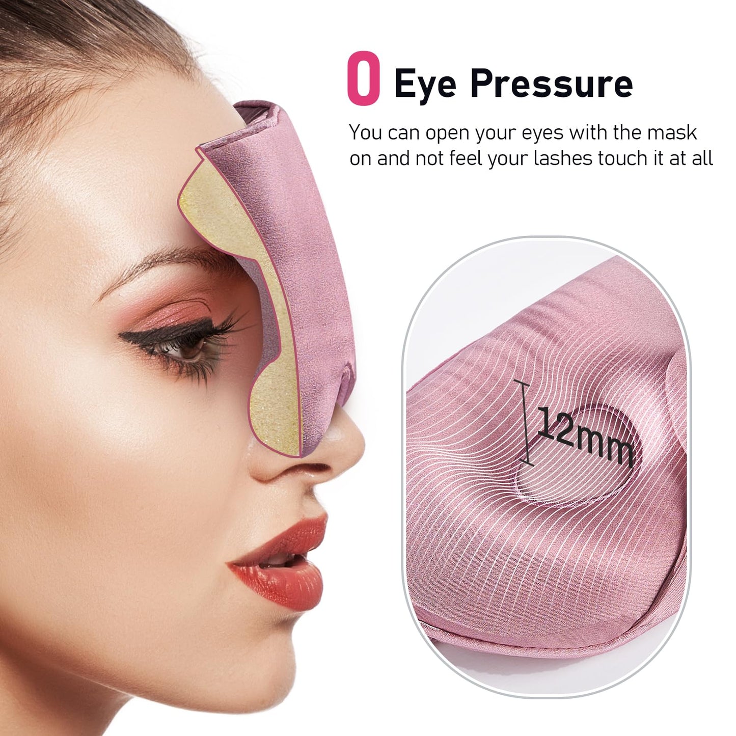 3D Contoured Eye Mask for Lash Extensions