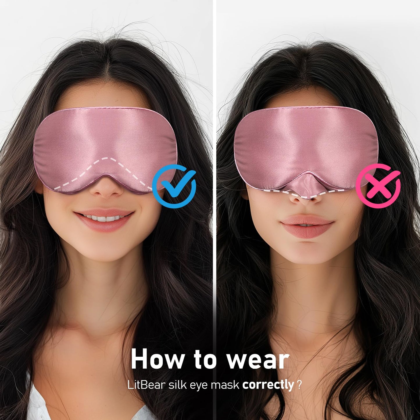 3D Contoured Eye Mask for Lash Extensions