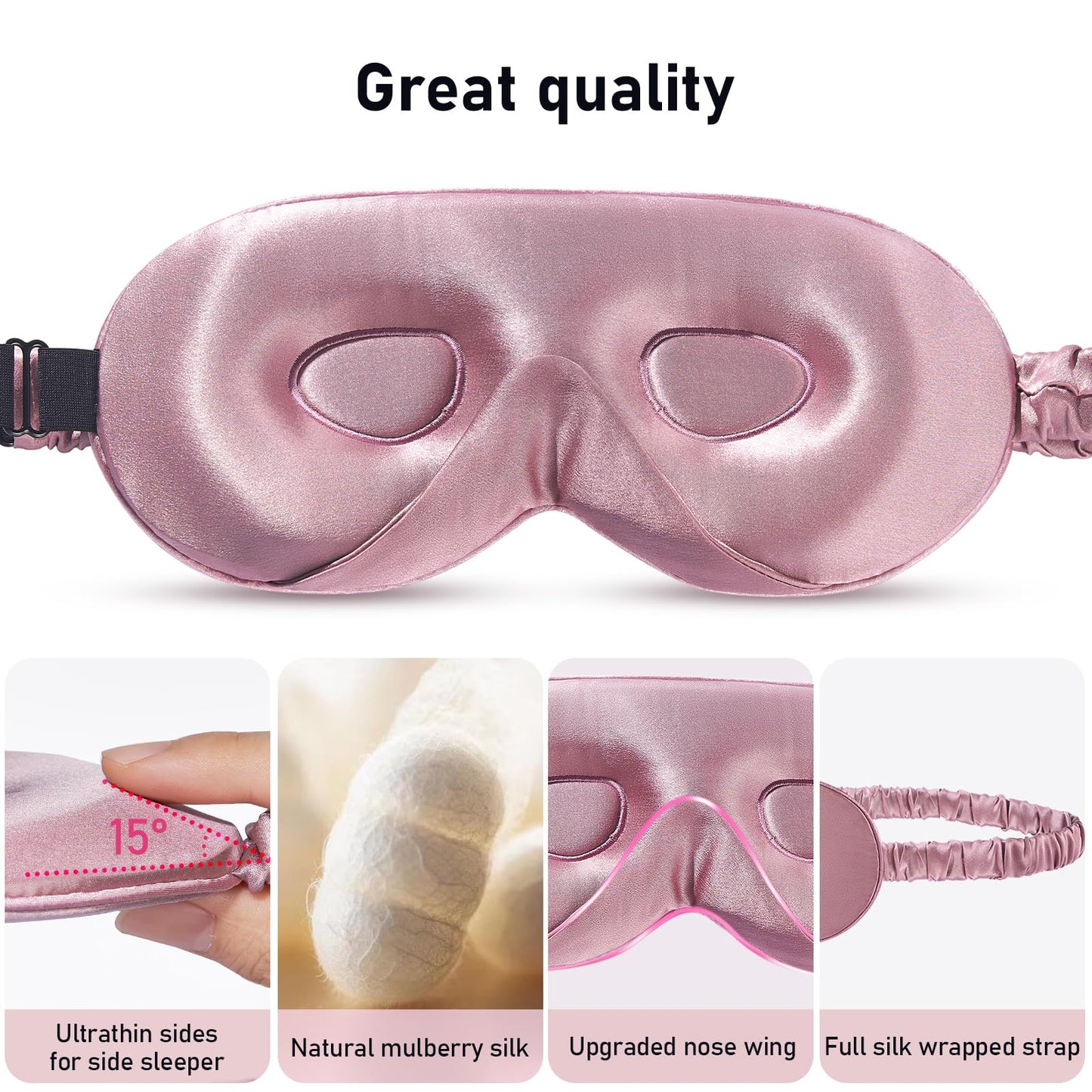 3D Contoured Eye Mask for Lash Extensions