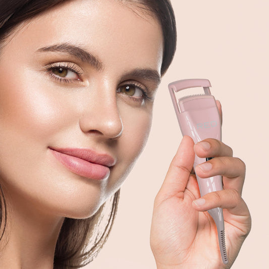 2-IN 1 HEATED EYELASH CURLER WAND, TRAVEL SET